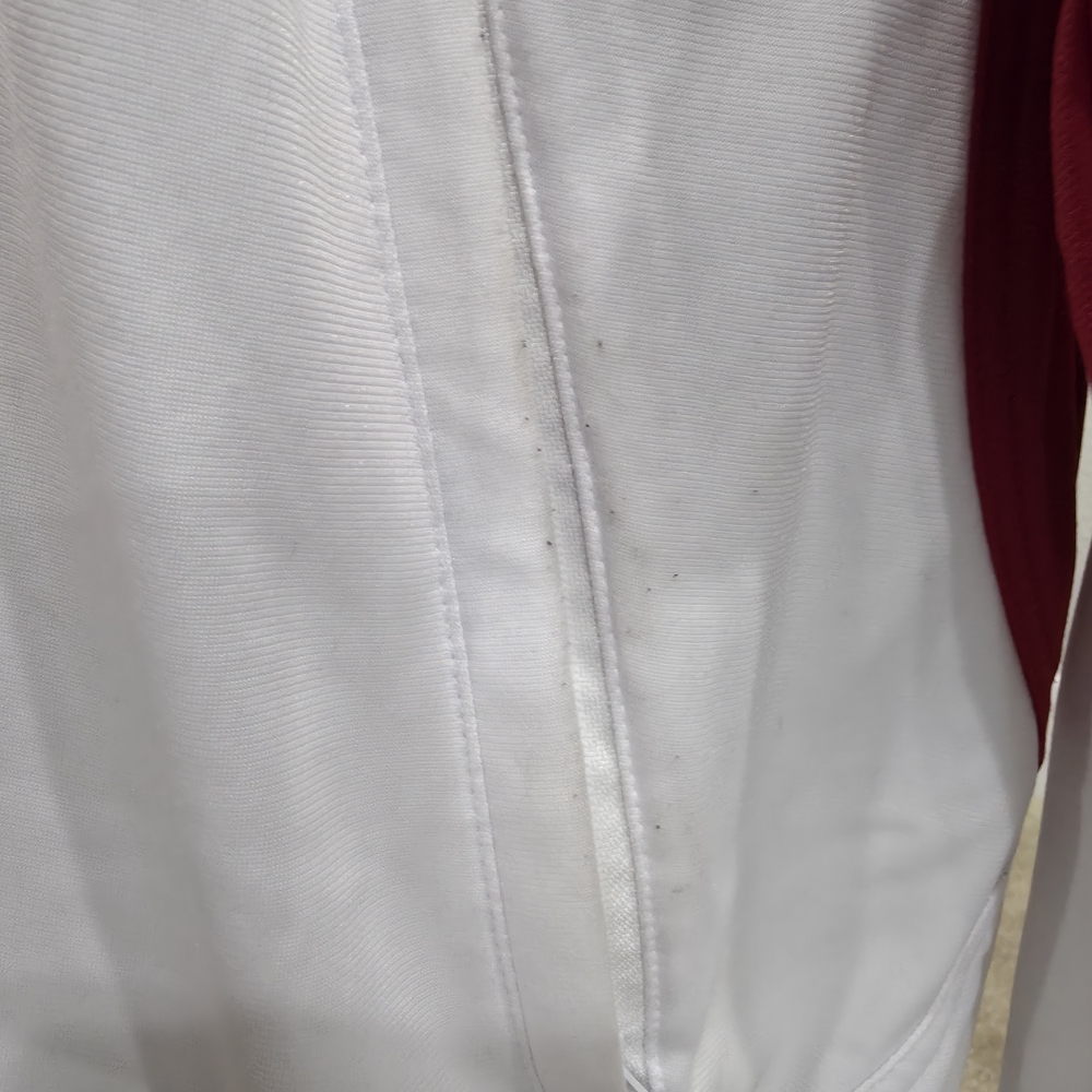 Reebok SF 49ers White and Red Team Apparel Jacket - Picture 7 of 8